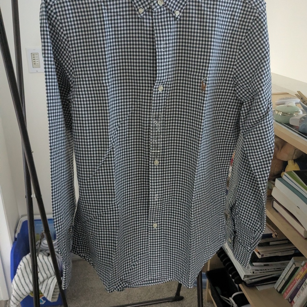 Polo Ralph Lauren Black and White Checkered Shirt